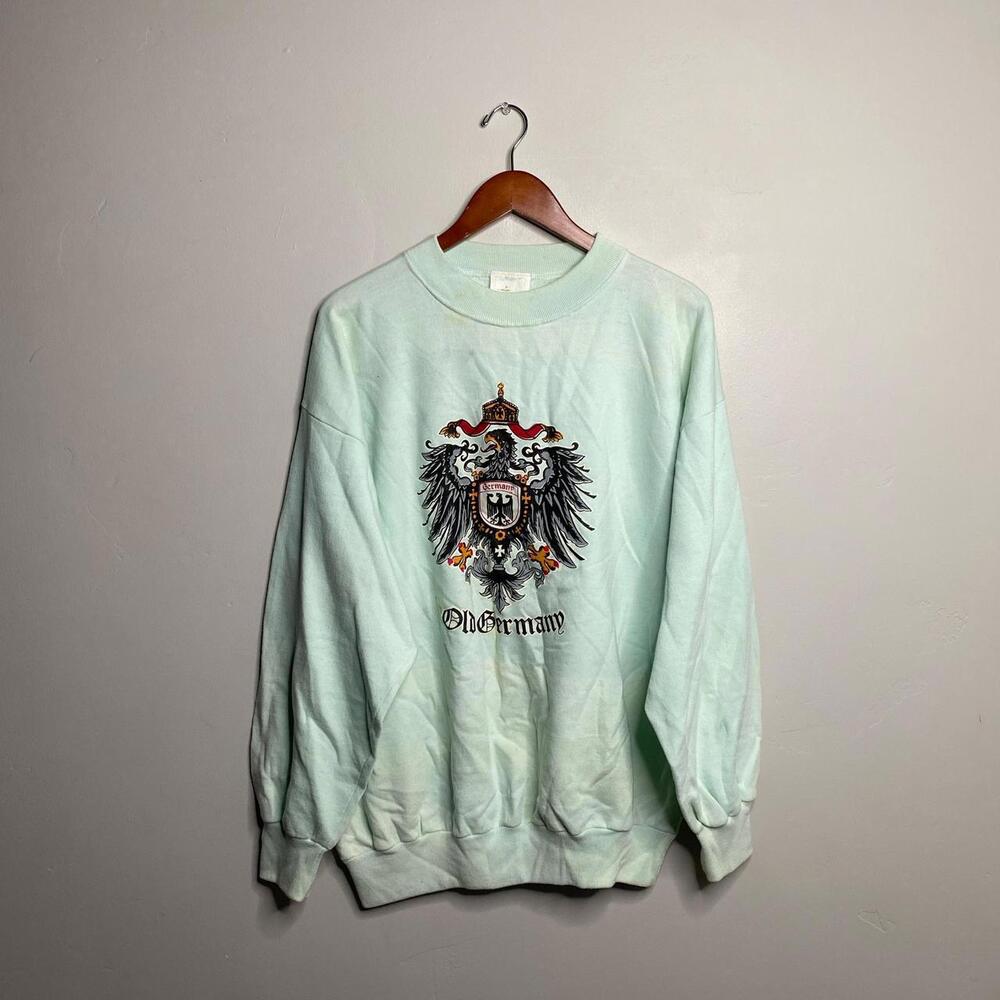 Light Green Old Germany crewneck sweatshirt Size XXL